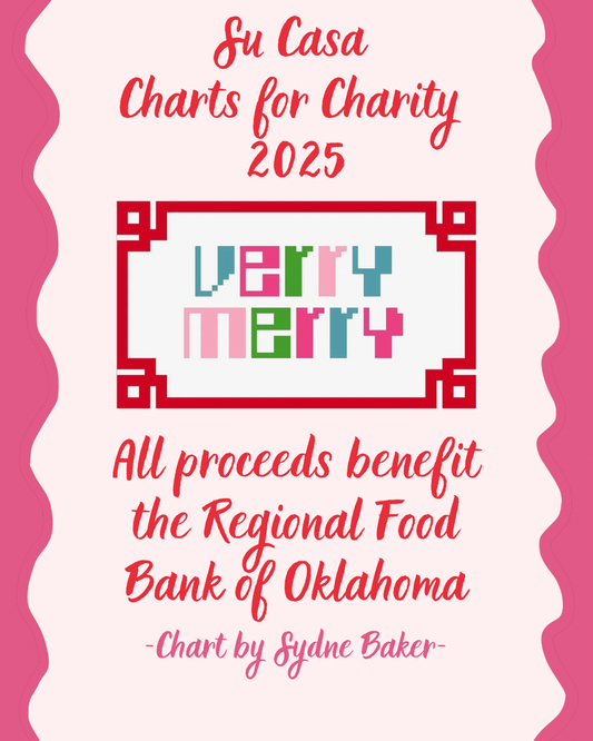 Very Merry- Charts for Charity 2025- Digital Chart by Syd’s Originals