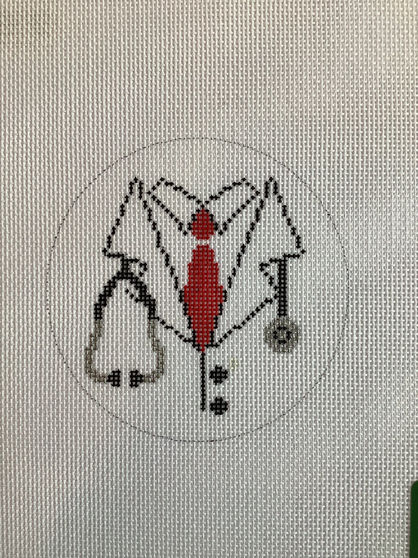 Doctor Coat Round Ornament