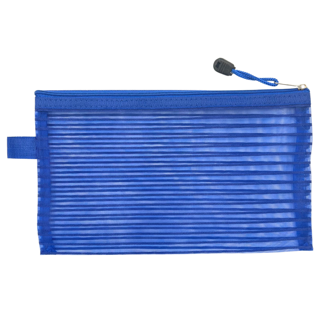 Royal Blue mesh project bag