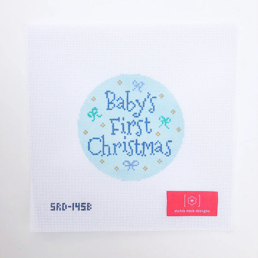 Baby's First Christmas Blue