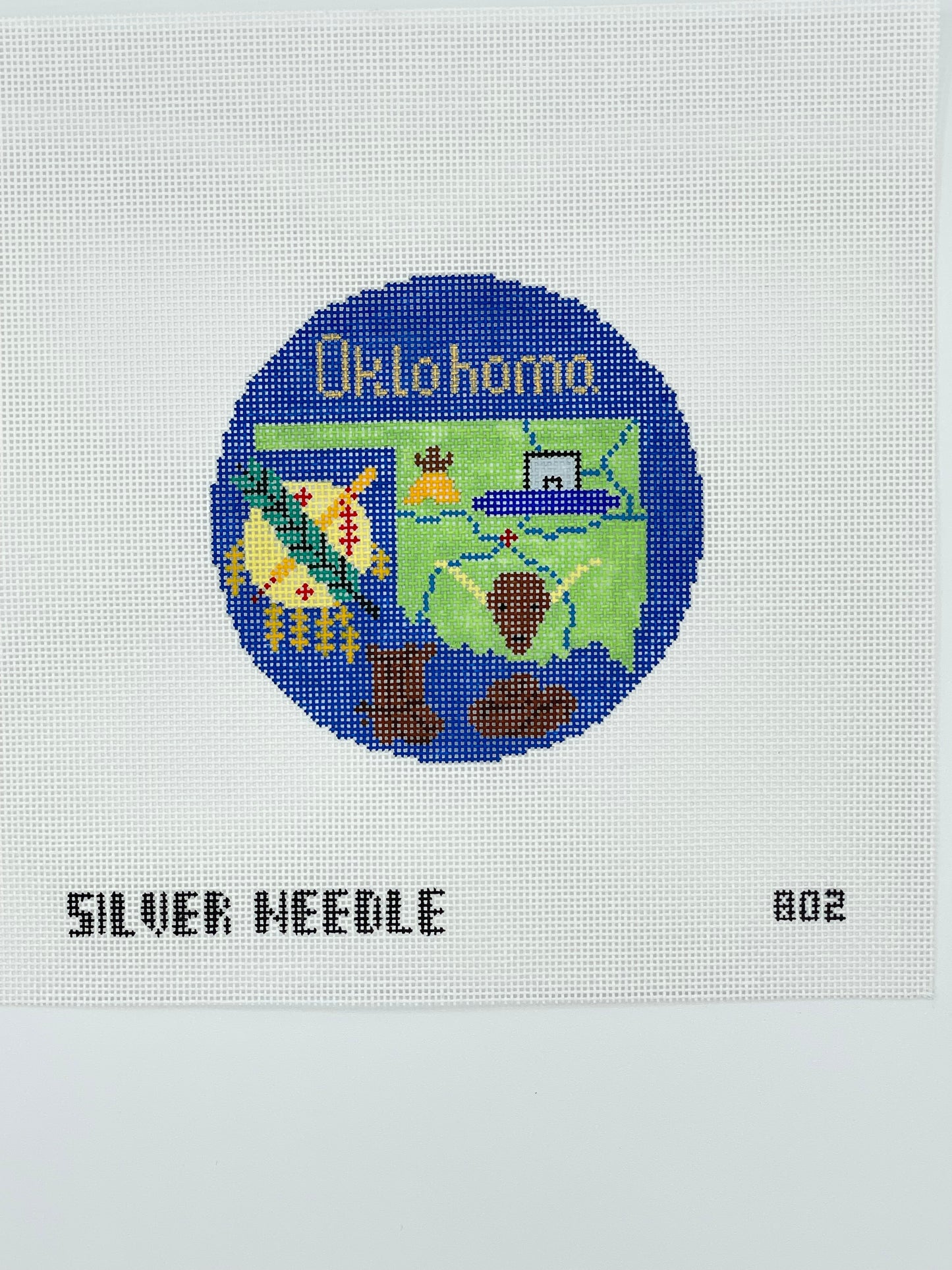 Oklahoma Ornament by Silver Needle