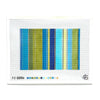 Tufted Stripe Clutch - Blues & Greens by Jenni Sandberg