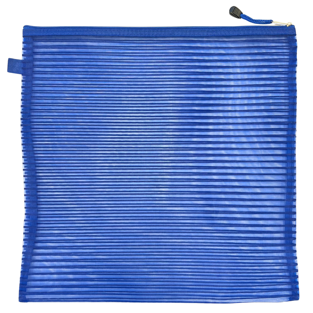 Royal Blue mesh project bag