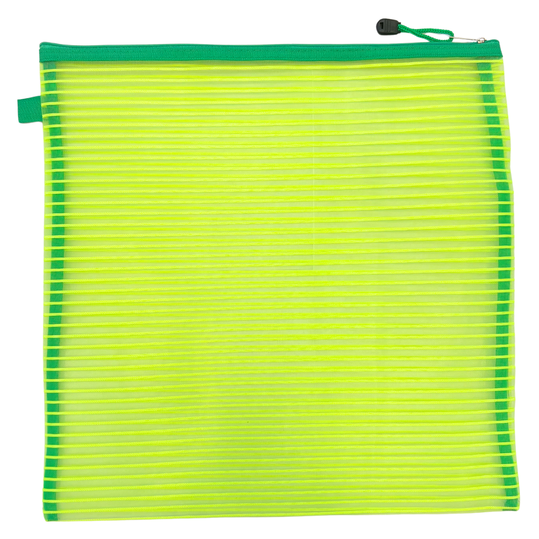 Green mesh project bag