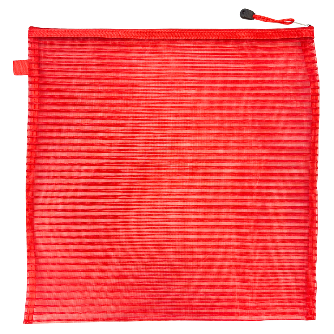 Red mesh project bag