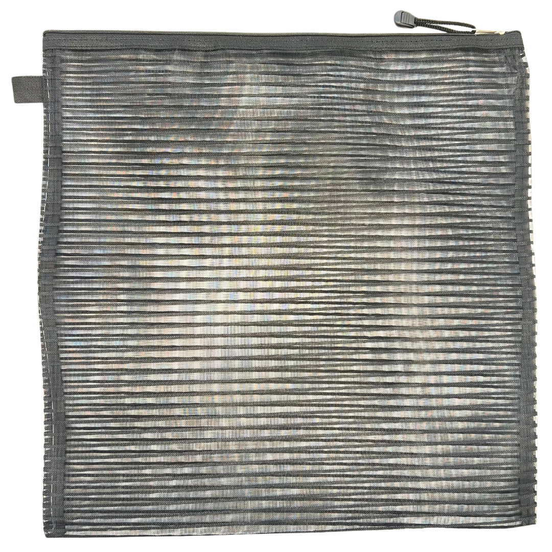 Mesh Bag - Medium (15" x 15") Square Mesh Zipper Project Bag