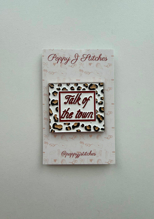 Talk of the Town Needle Minder by Poppy J Stitches