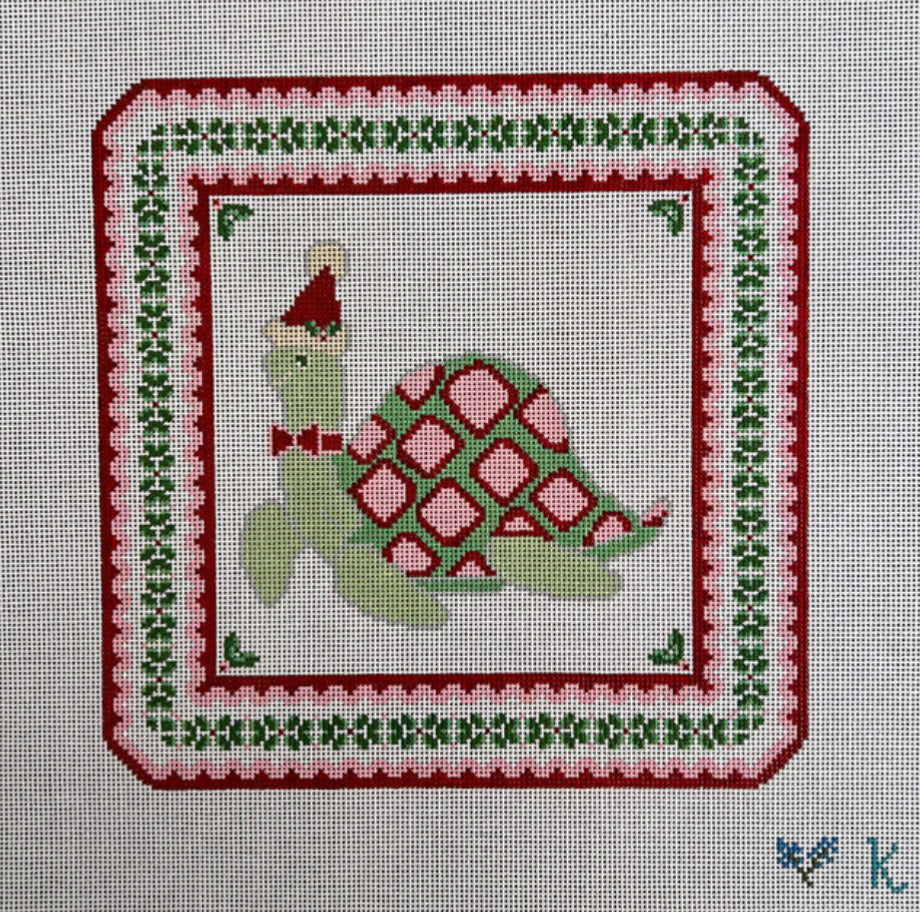 Turtle with Santa Hat by The Collection Designs