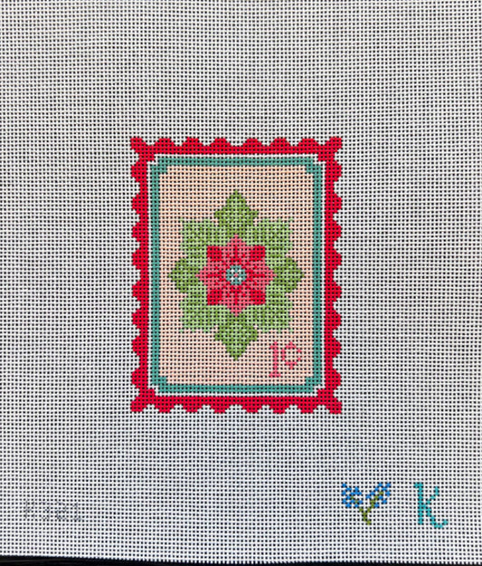 Holiday Stamps Poinsettia by The Collection Designs
