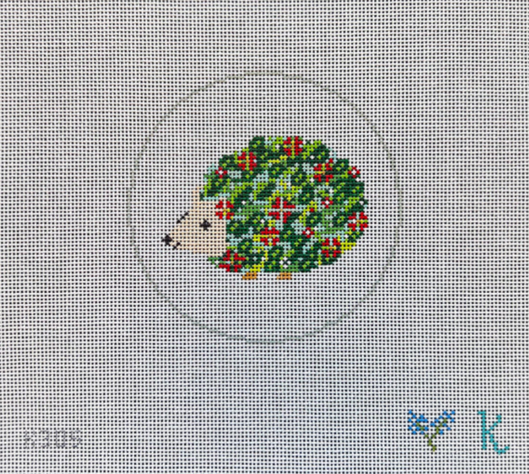 Hedgehog Red and Green by The Collection Designs