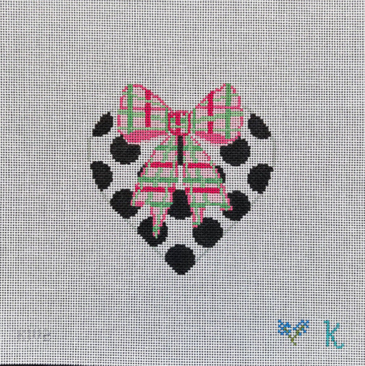 Pink Heart and Bow by The Collection Designs