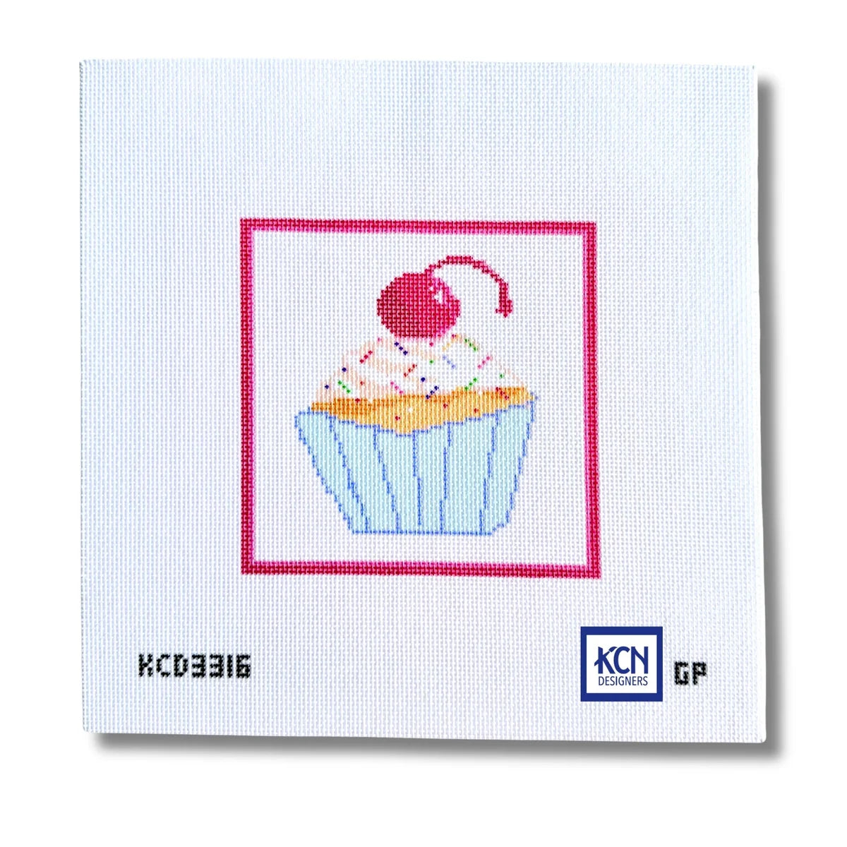 Hey Cupcake Square Needlepoint Canvas