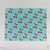 Blue Cherry 7x10 by Pop Needle Arts