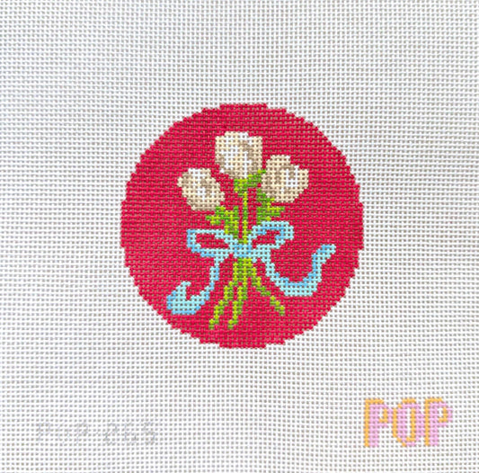 Floral Bouquet Round 4 - Red by Pop Needle Arts