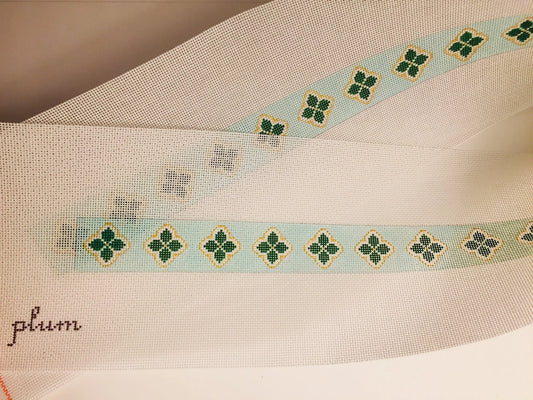 Aqua & Kelly Belt/Strap by Plum Stitchery