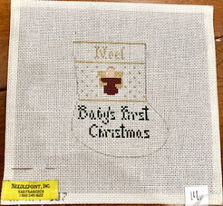 Noel Baby's First Christmas Mini Stocking