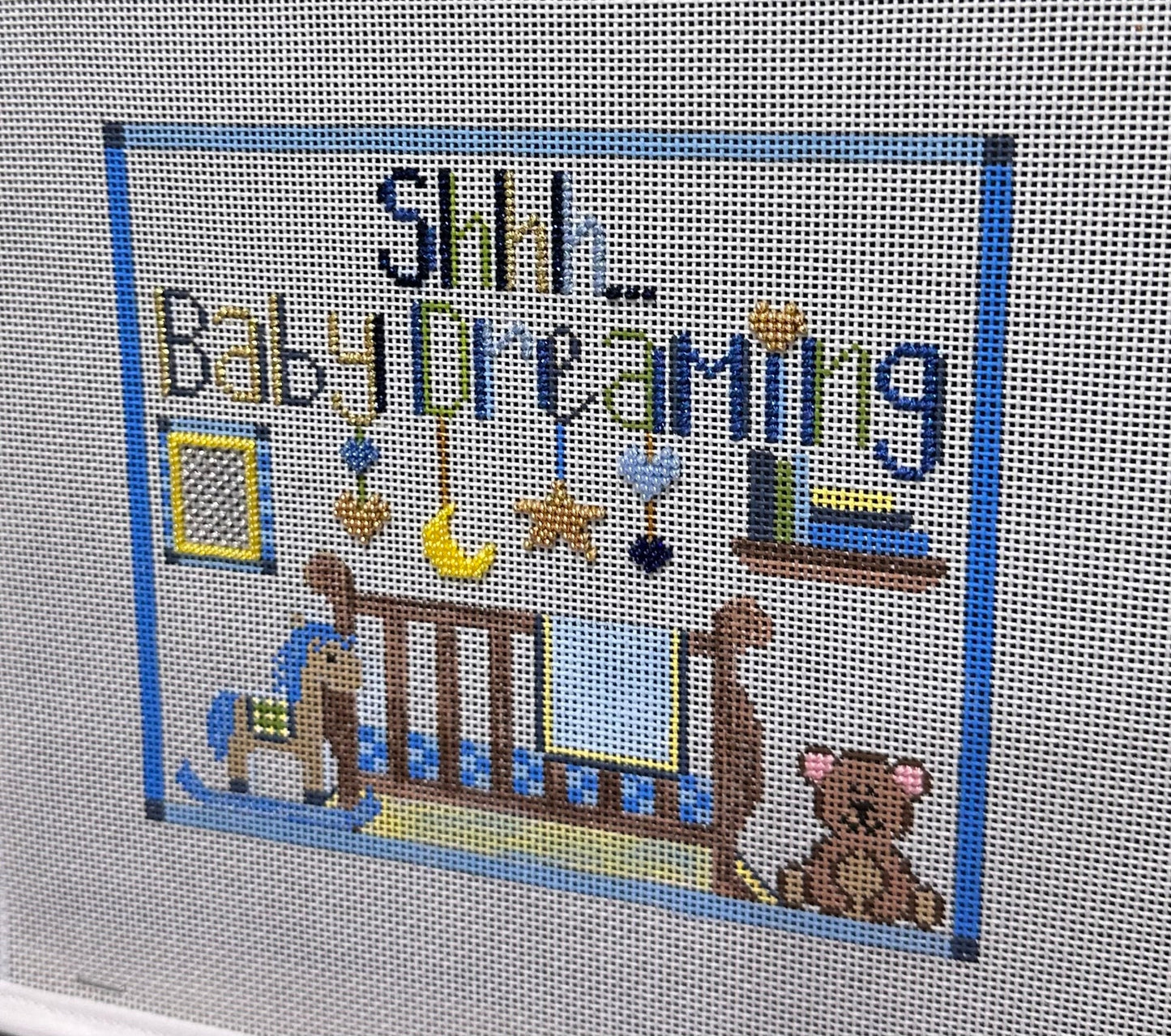 Shhh... Baby Dreaming Blue by Sew Much Fun