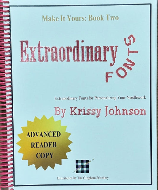 Extraordinary Fonts by Krissy Johnson