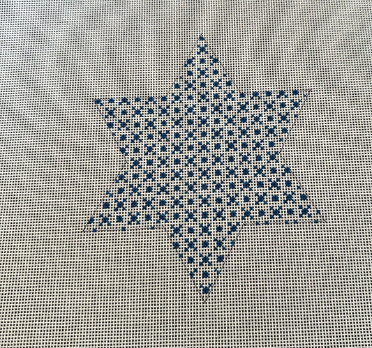 6 pt Mara's Star- 6" Blue
