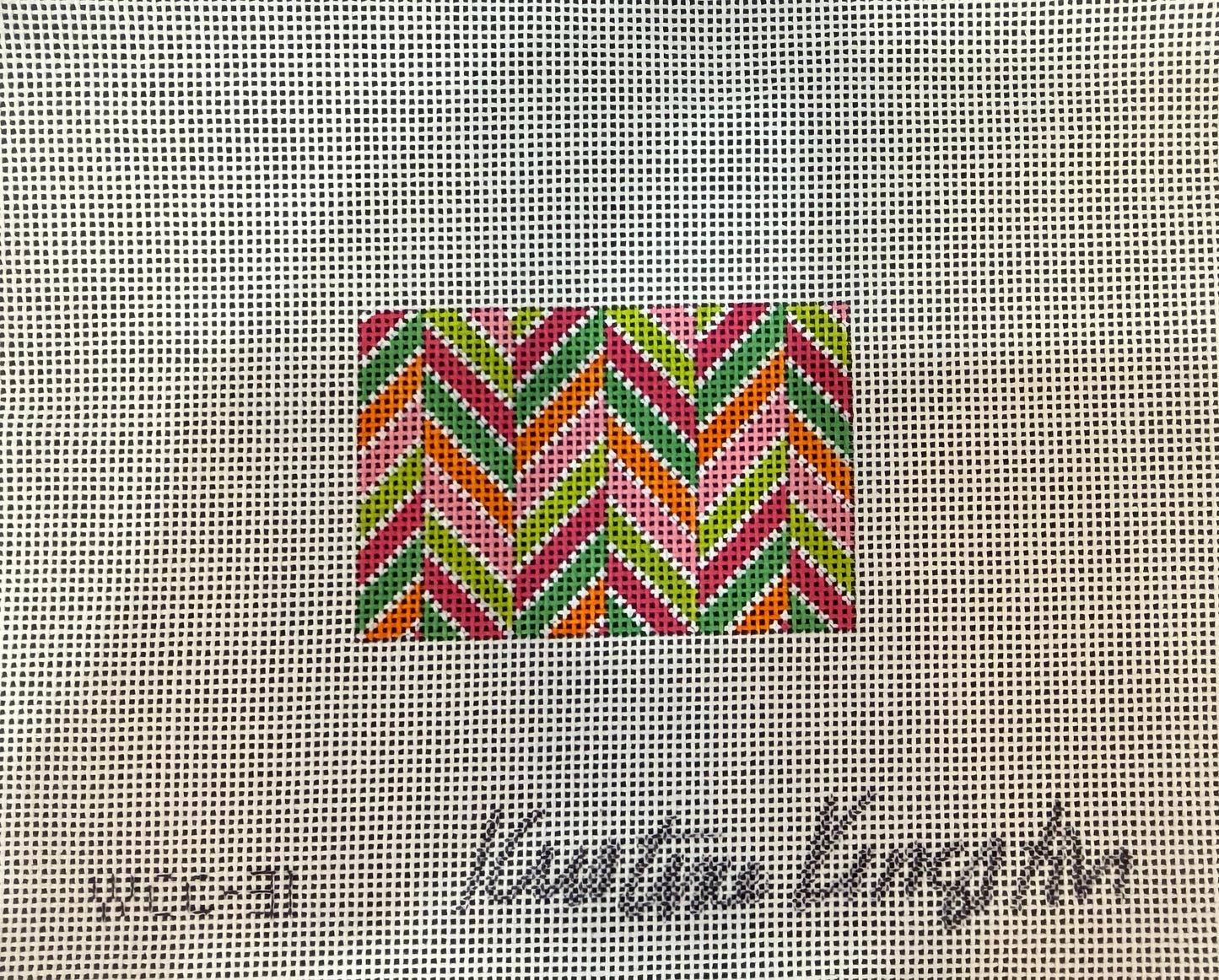 Chevron Multi Pinks, Greens & Oranges Wallet Insert by Kristine Kingston