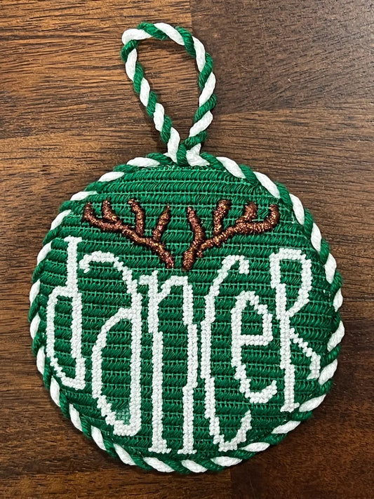 Dancer Reindeer Green/Red by The Collection Designs