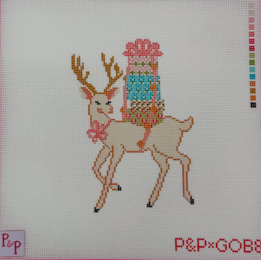 Present Deer by Penny & Penny P&P GOB8