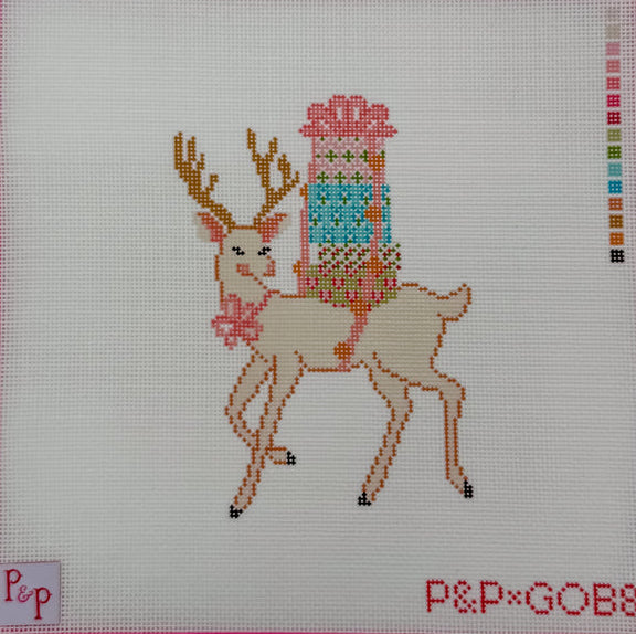 Present Deer by Penny & Penny P&P GOB8