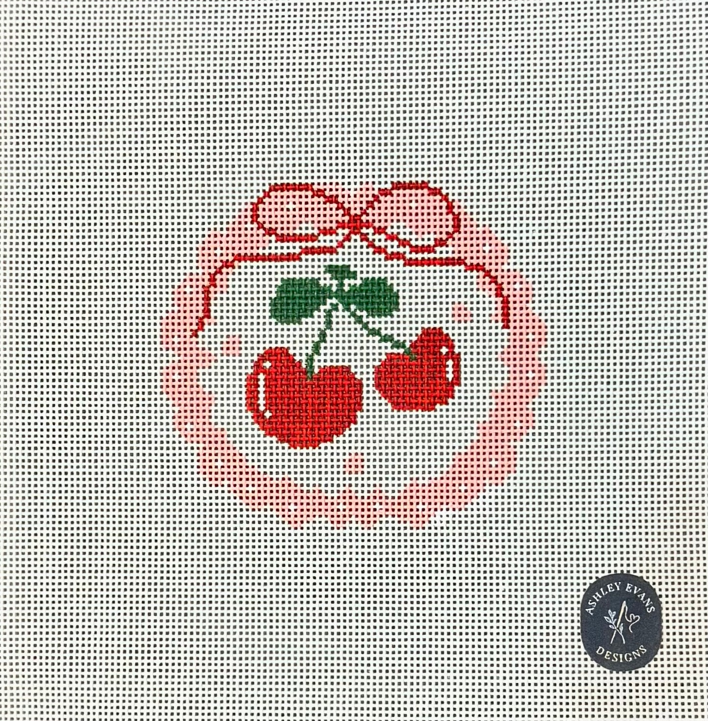 Cherries Round by Ashley Evans Designs