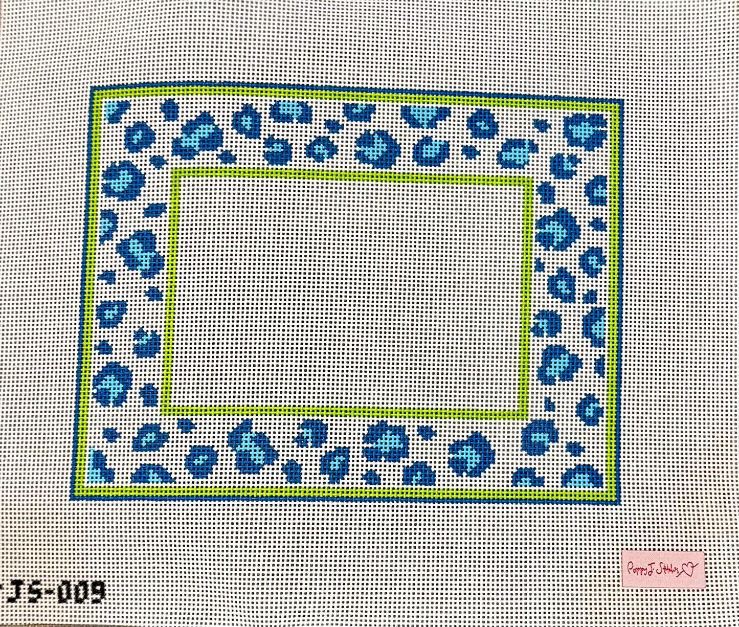 Leopard Print Frame by Poppy J Stitches