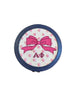 Alpha Phi with Bow Round PREORDER