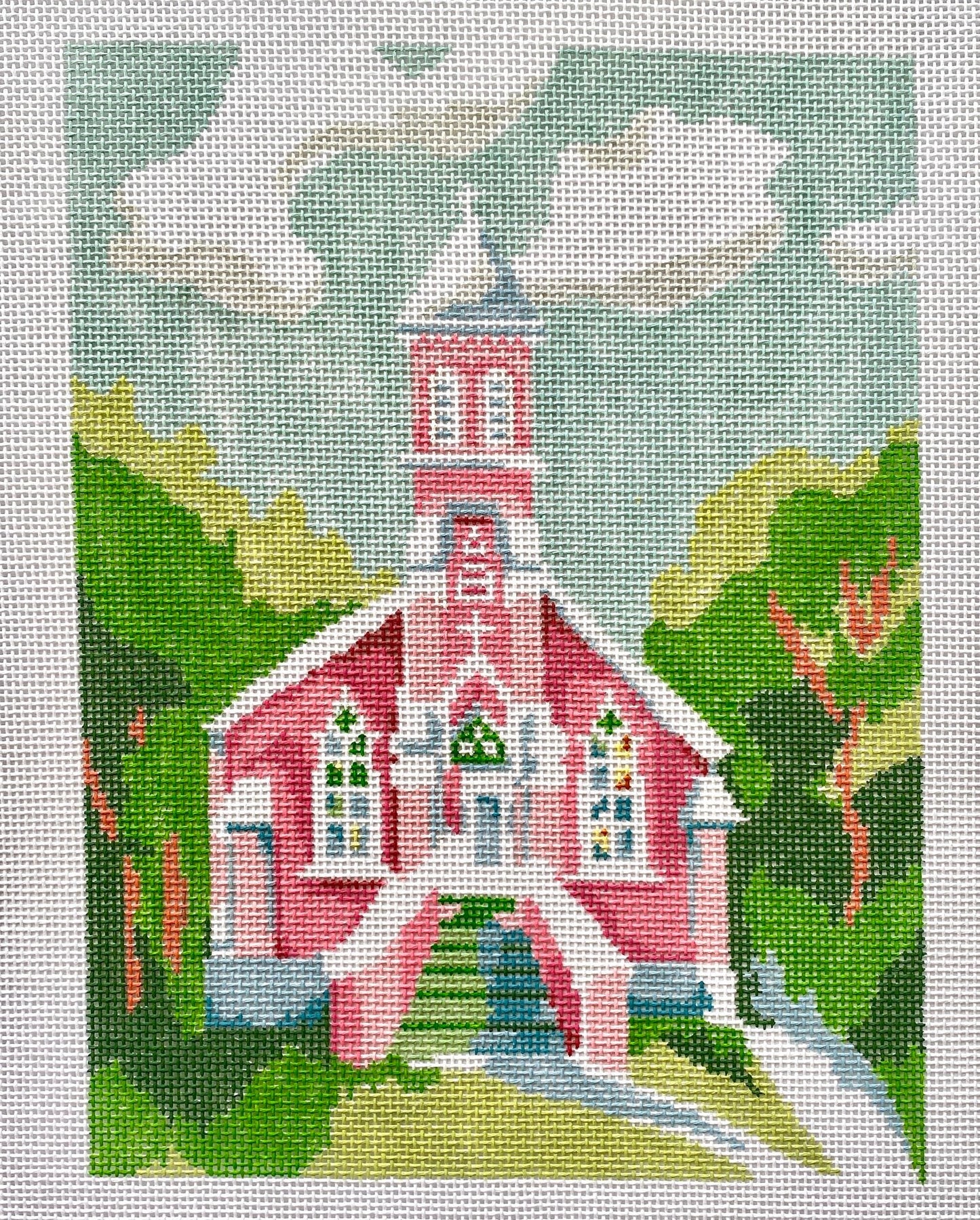 Pink Chapel by The Plum Stitchery