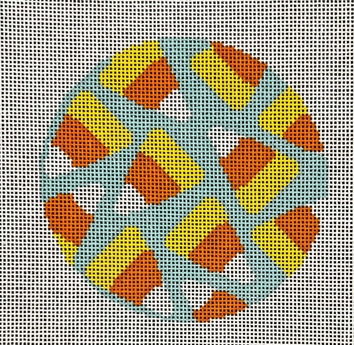 Halloween - Candy Corn - Teal by The Collection Designs