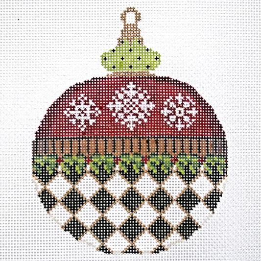 Snowflakes and Diamonds Ornament