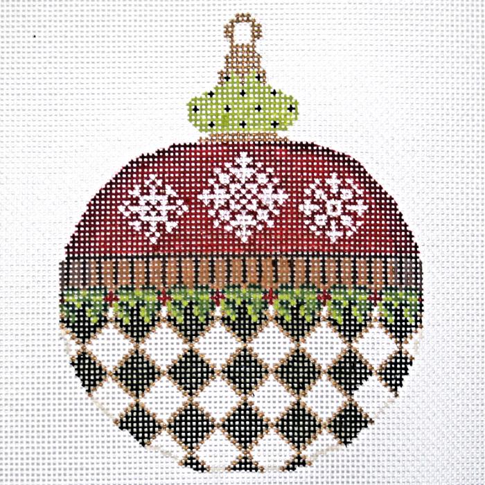 Snowflakes and Diamonds Ornament
