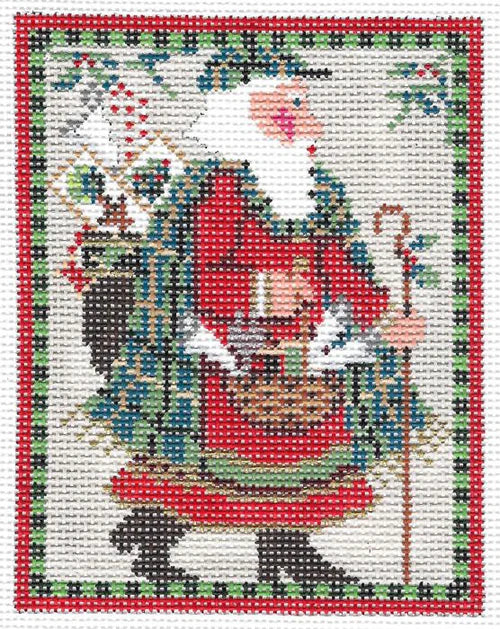 Mini Old World Stitching Santa
