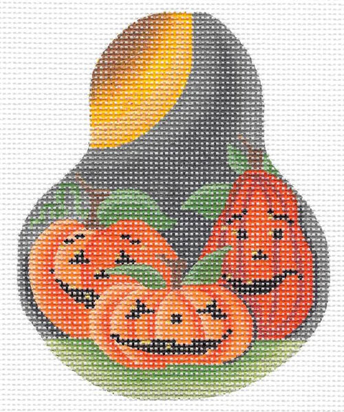 Pumpkin Patch on a Pear