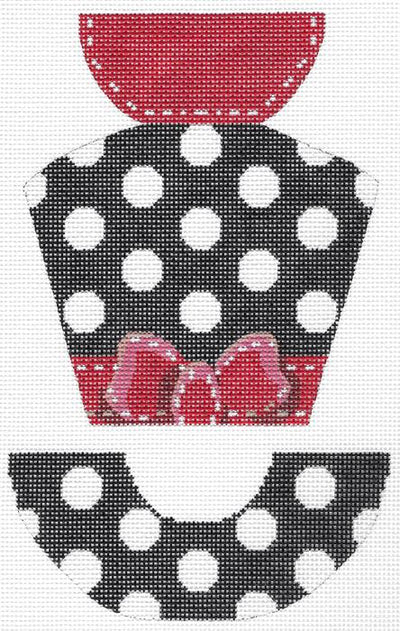 Polka Dot & Grosgrain Hat