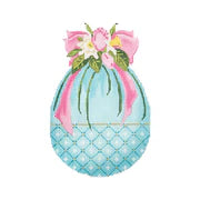 Turquoise Egg withTulips by Kelly Clark
