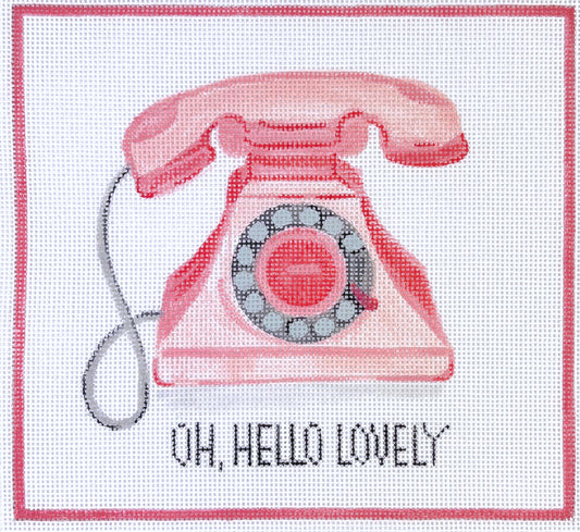 LB-PL-10 - "Oh, Hello Lovely" Retro Pink Telephone