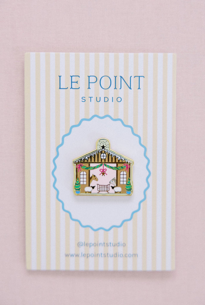 Christmas Stable Needle Minder by Le Point