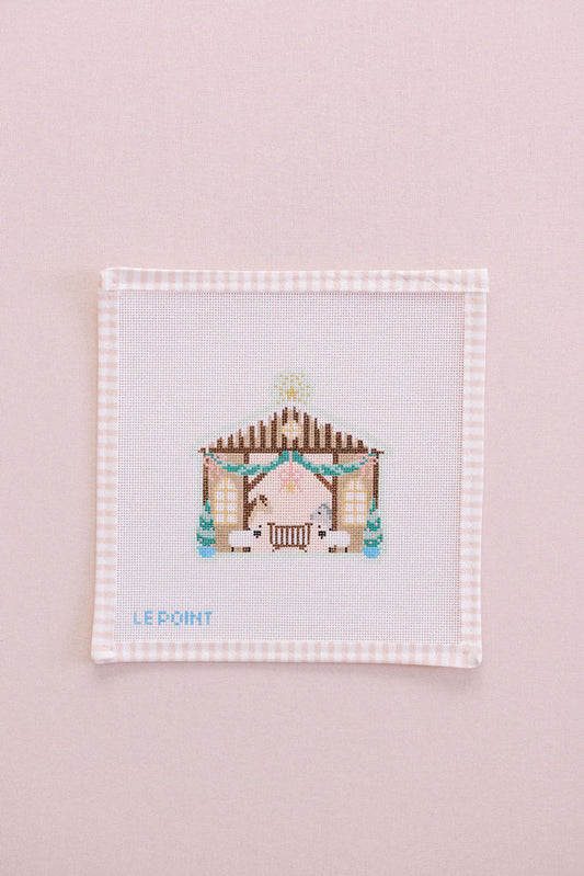 Christmas Village Stable/Manger by Le Point Studio