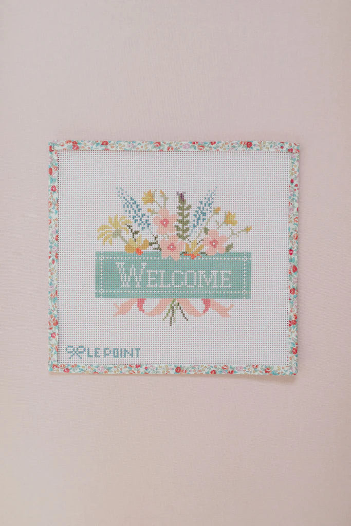 Floral Welcome Sign by Le Point Studios