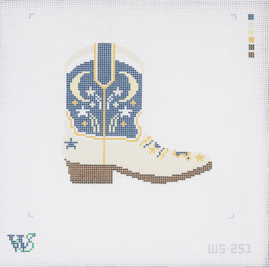 Moon & Stars Cowboy Boot by Wipstitch