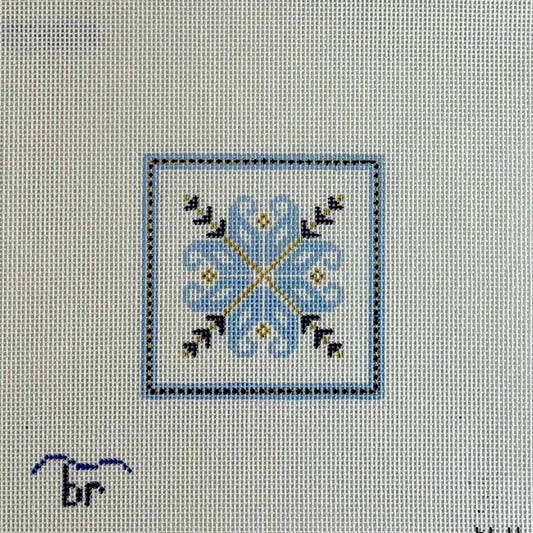 N11 - Nordic Square Blue/Gold