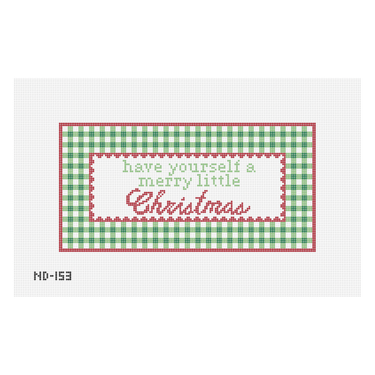 Merry Little Christmas Needlepoint Canvas