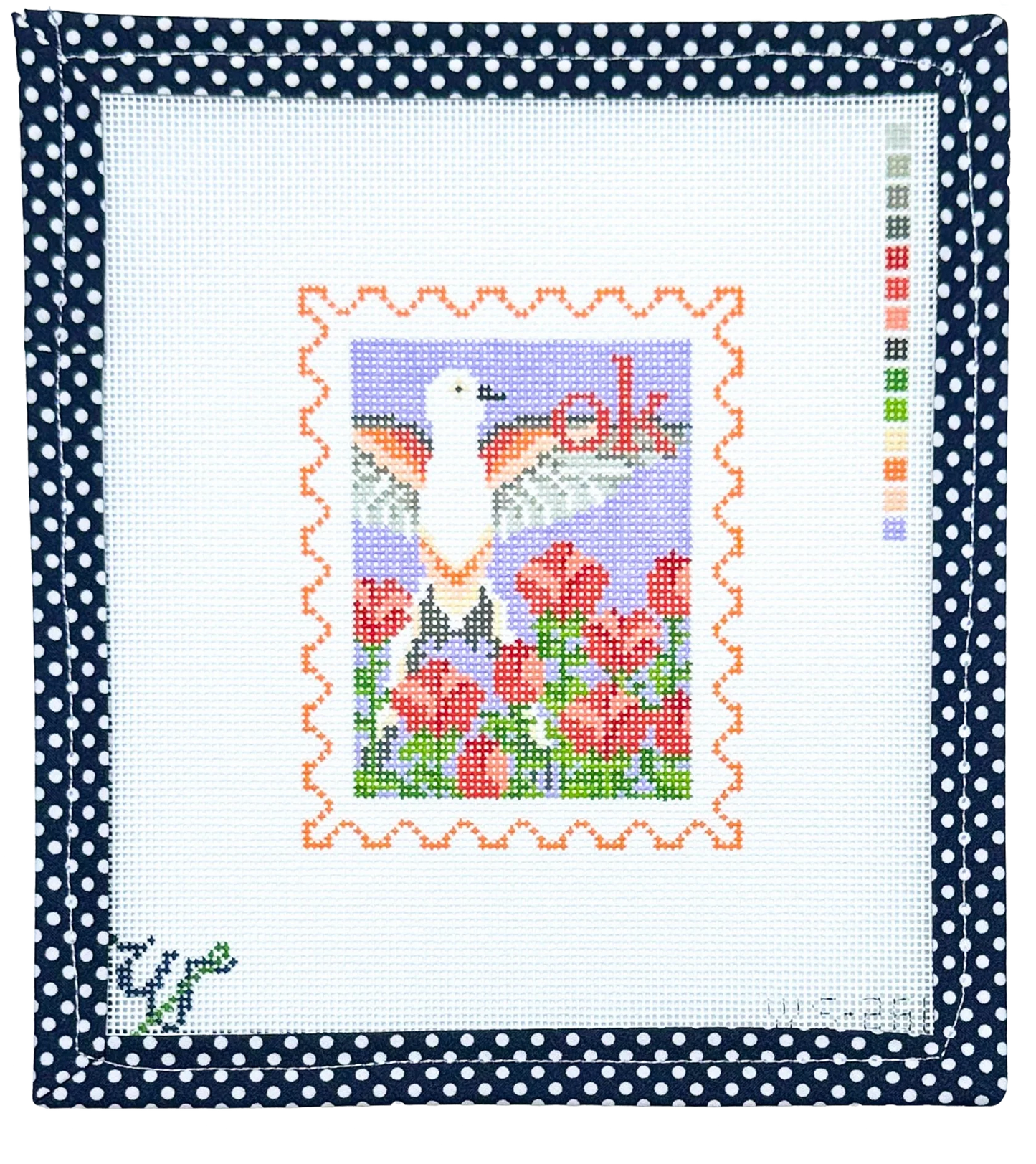 Oklahoma Stamp Wipstitch