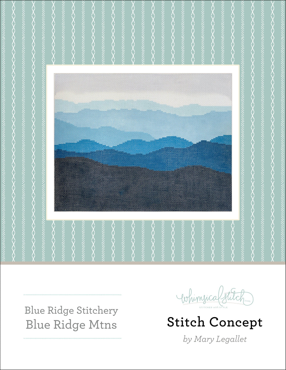 P1Asg - Blue Ridge Mountain Large Stitch Guide