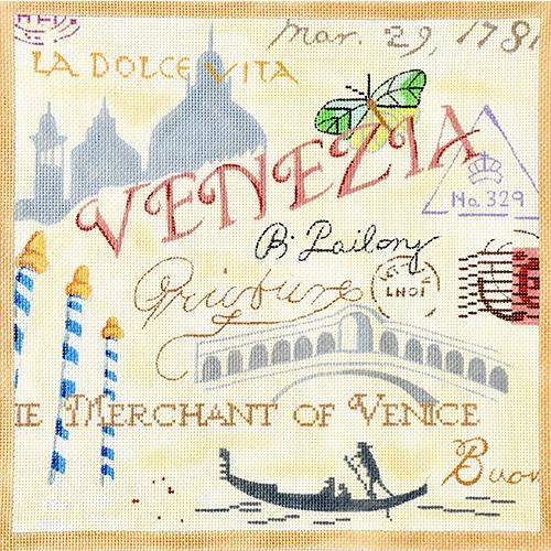 Venezia (Venice) Collage by Kate Dickerson