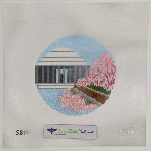 Jefferson Memorial with Cherry Blossoms by Susan Battle