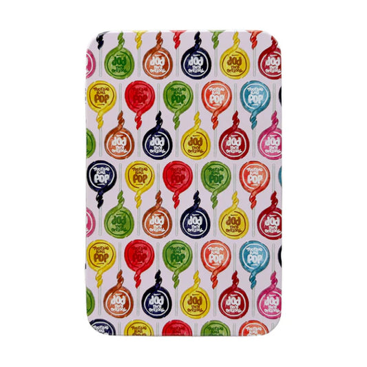 Pink Tootsie Pop Pattern Magnet Tin by Penny Linn